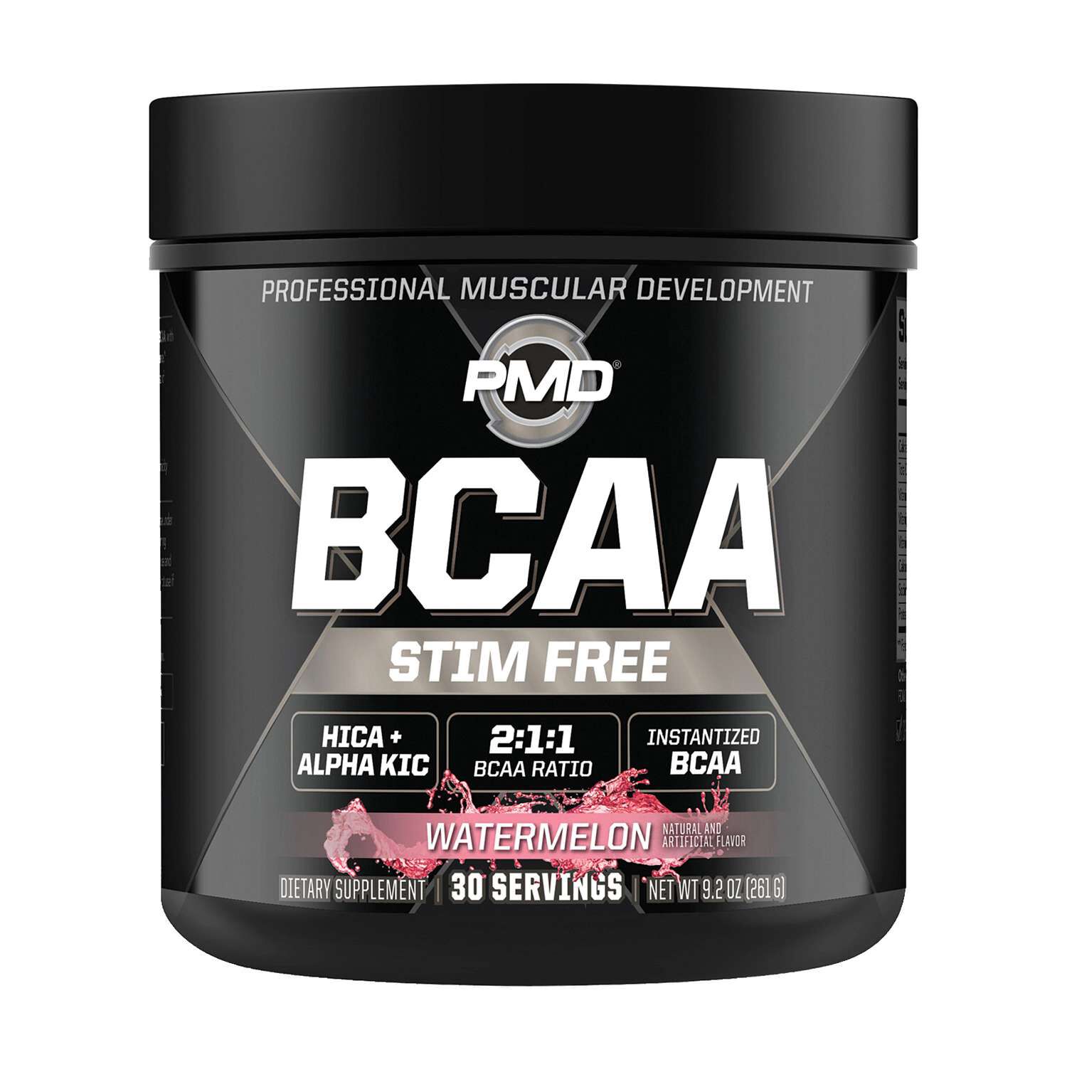 PMD&reg; BCAA Stim Free - Watermelon (30 Servings)
